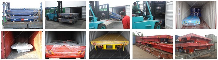 Battery powered DC motor driven hot metal ladle transfer cart explosion proof
