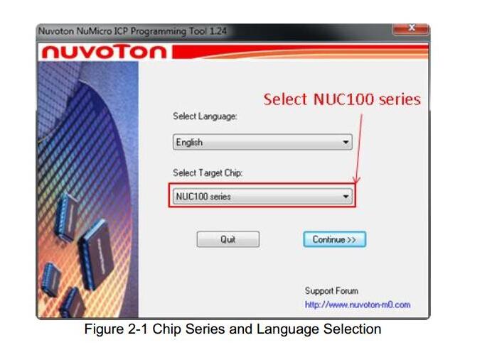 NuMicro programmer Nu-Link Nu Link Nuvoton ICP emulator downloader support