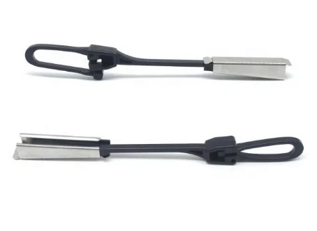 Drop Cable Clamp for Outdoor FTTH Network Fiber Optic Cable 1KN 2-8mm Nylon and Metal