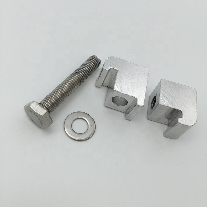 Sanitary Stainless Steel 304/316L ISO160-250 M10 Double Claw Clamp DC Clamp Easy to Install with Welding Connection Type