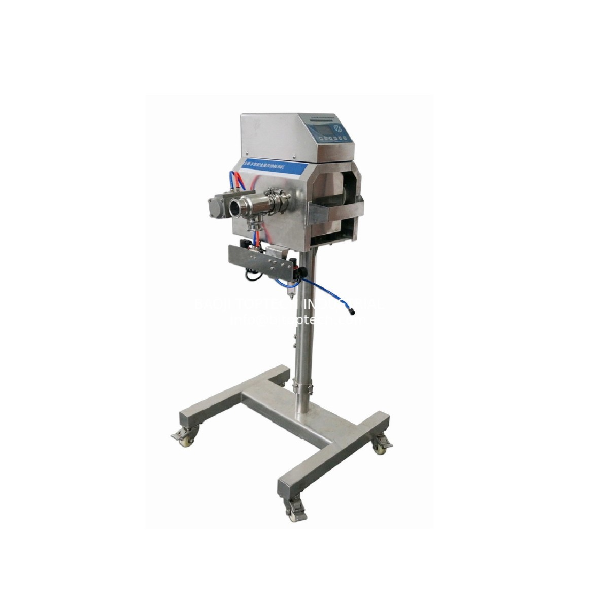 Pipeline Metal detector JL-IMD-L50 jam,paste,sauce,milk or Liquid product inspection