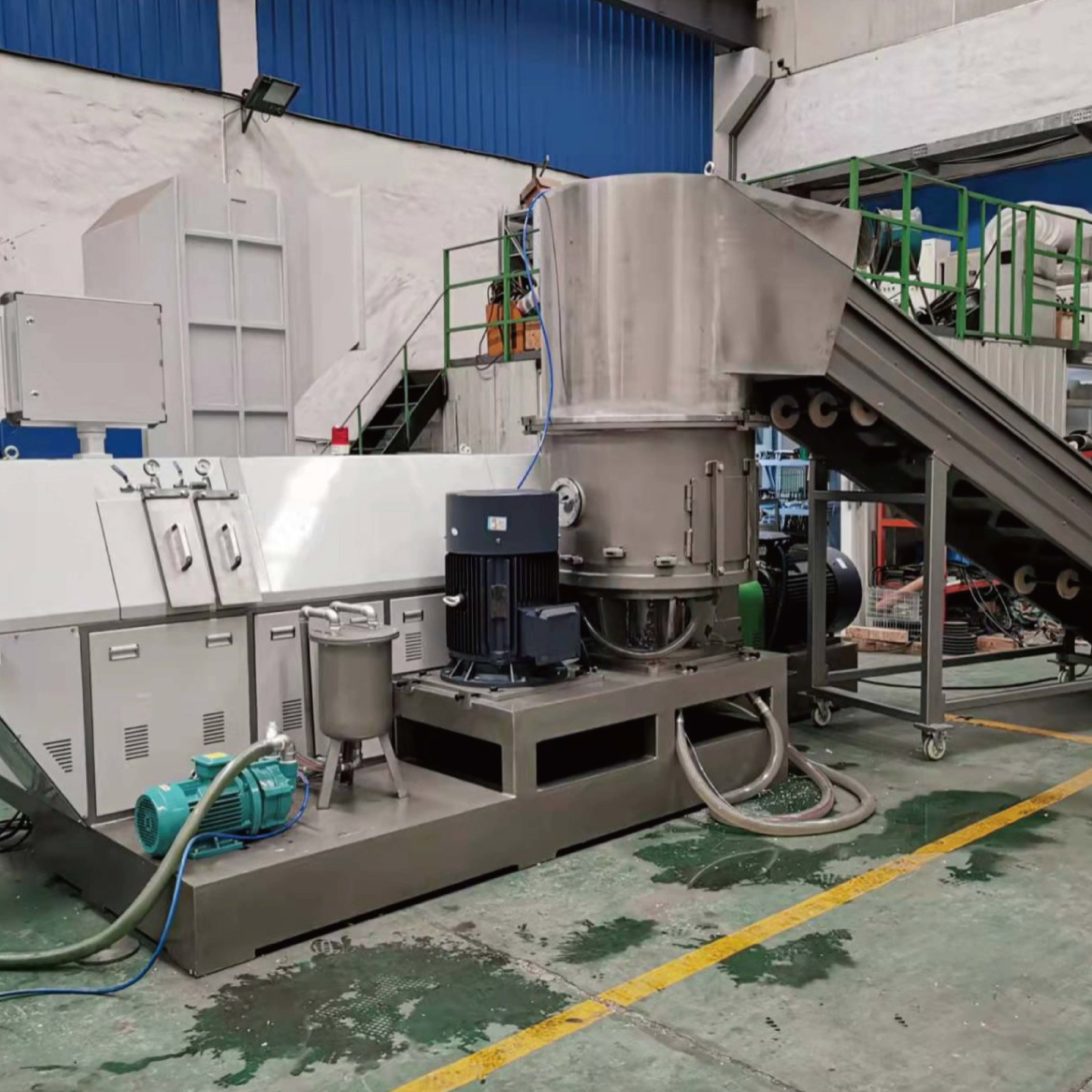 Plastic Two Stage Compounding Extruder Machine For Pvc Cable Material