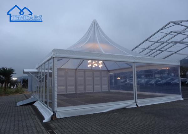 Wholesale Custom Water Proof UV Resistance Fireproof Popup High-Peak Transparent