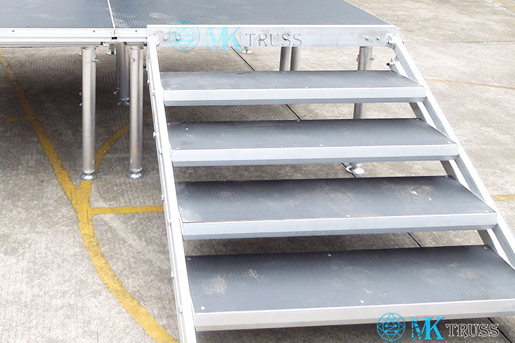 1200*2400mm Anti-slip Aluminium Frame Mobile Stage Platform for Outdoor Entertainment