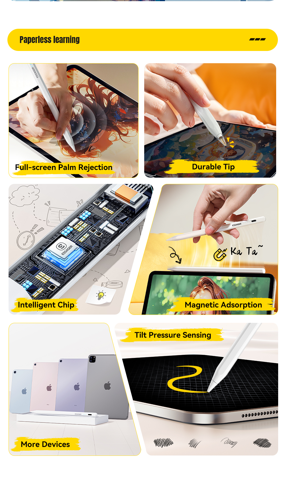 ESSAGER ES-DRB03 Series Magnetic Capacitive Touch Pen