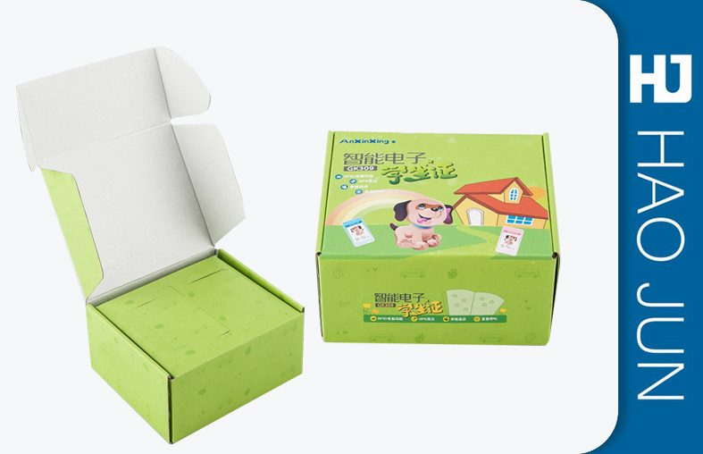 Recycled Cardboard Shopping Bags With Handle , Kraft / Coating Paper