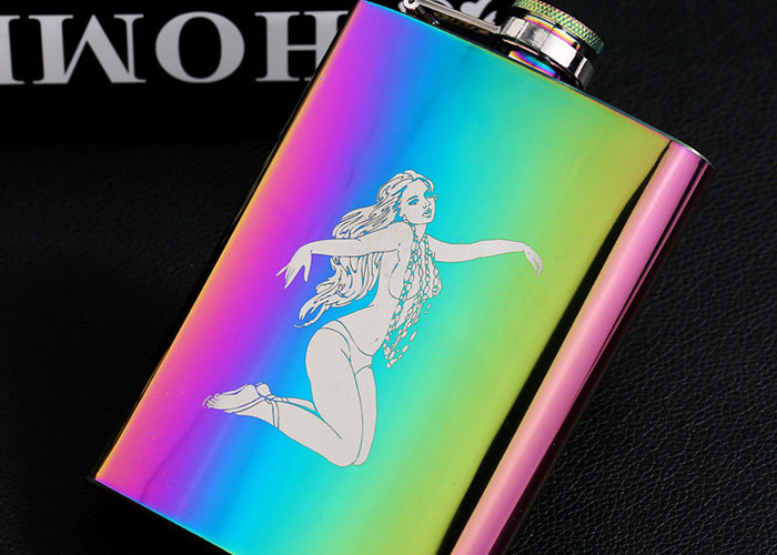 Seven Color Stainless Steel Household Items Portable Outdoor Hip Flask