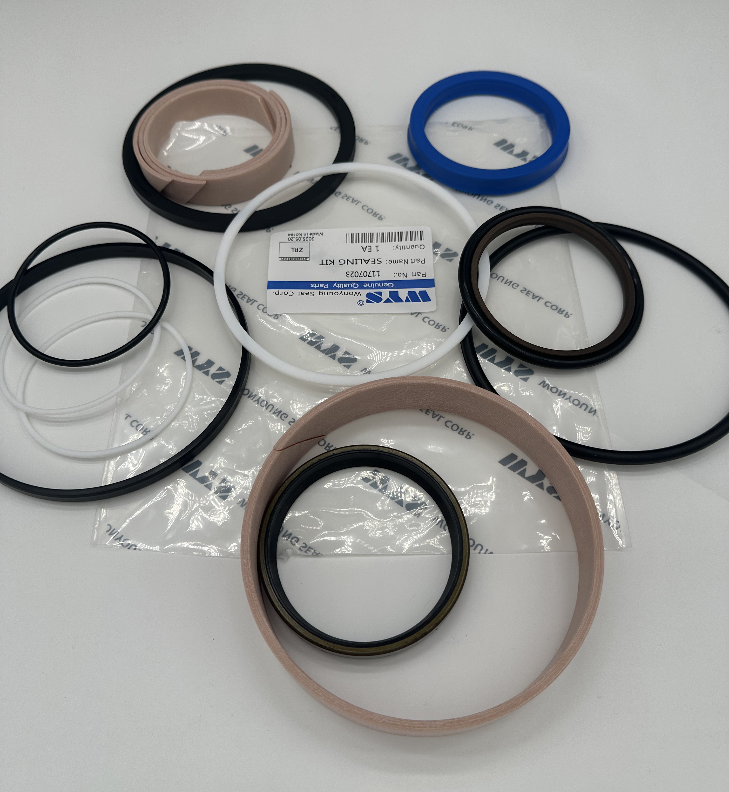 Wys Wonyoung Seal Parts Genuine No.11707023 Caterpillar Komatsu Hydraulic Seal Kit For Excavator Cylinder Repair Construction Machinery Parts