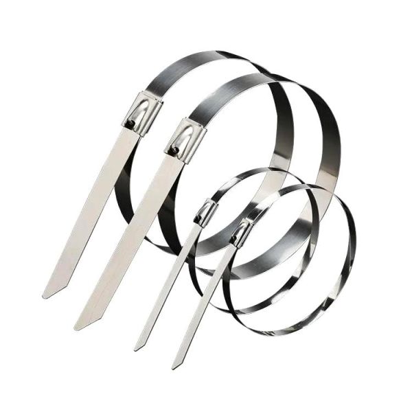 Customized Stainless Steel Cable Ties Long Lifespan Weather Resistant