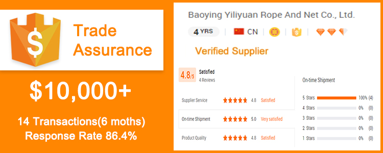 Customized 4mm-60mm Colored PP Packing Rope with Length 200/220meter