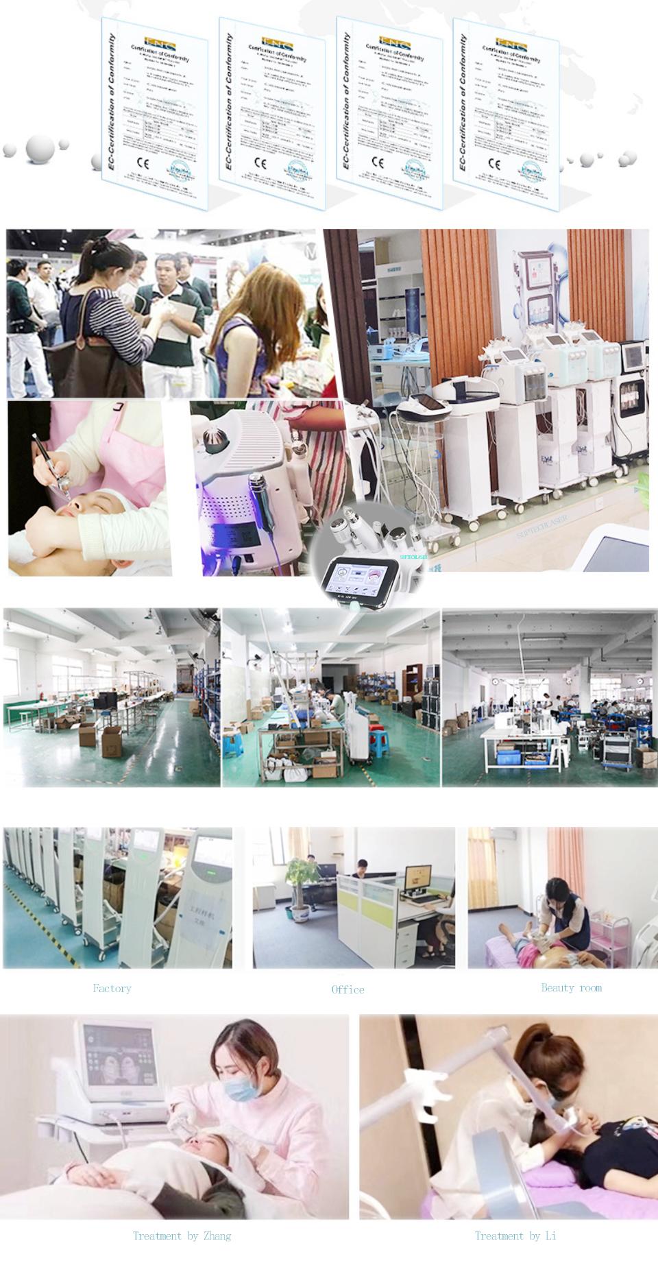 Portable H2O2 Oxygen Facial Machine 6 Treatment Handles With 8.4 Inch Touch Screen