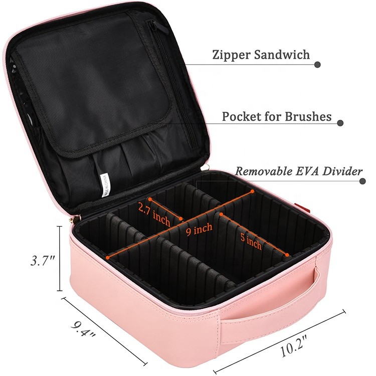 OEM PU Spandex EVA Cosmetic Case Multifunction