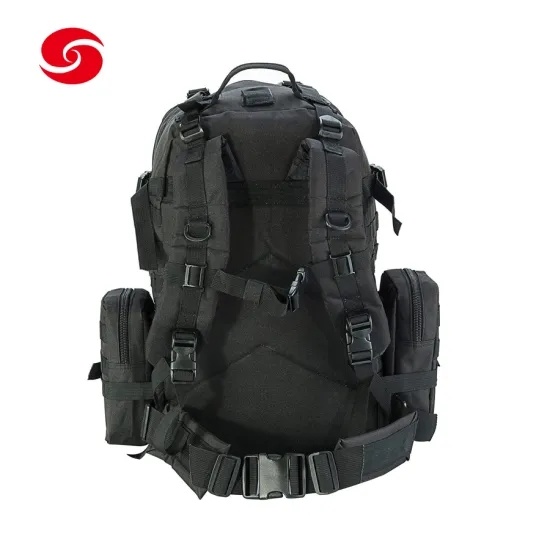 Large Size Army Standard Black Multifunctional Military Army Tactical Molle Detachable Backpack