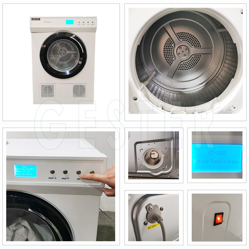 Lab Textile Testing Machine Fabric Rotary Tumble Dryer Tester