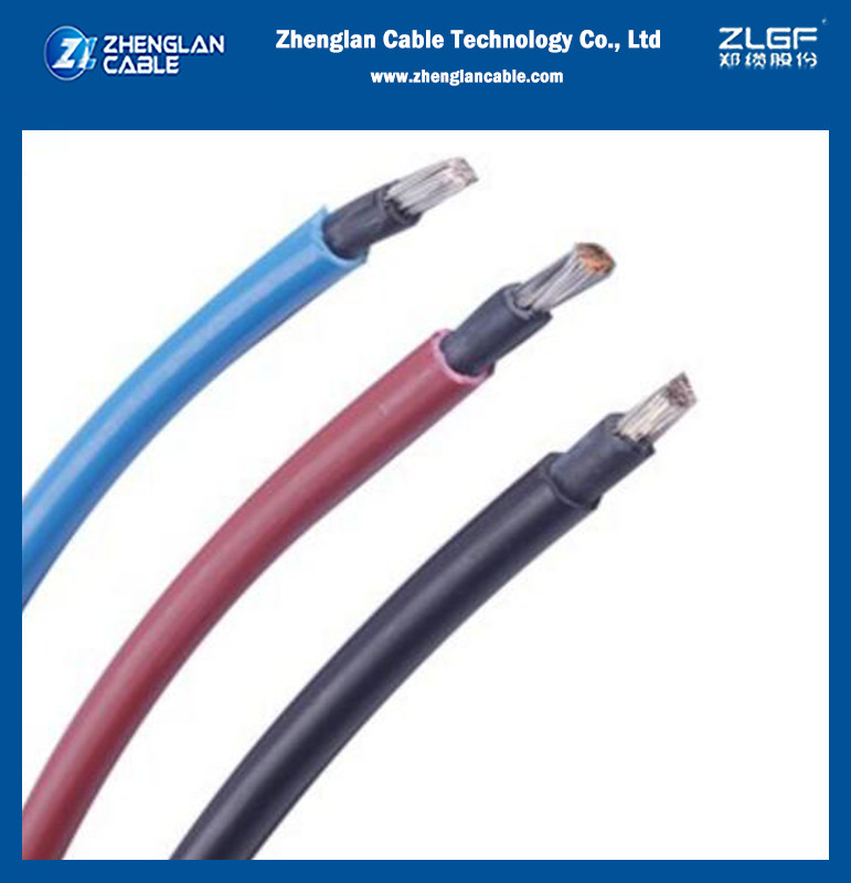 RED Photovoltaic Solar Cable 4mm2 Fire Resistance Tin Copper Flexible Power DC 1.5KV