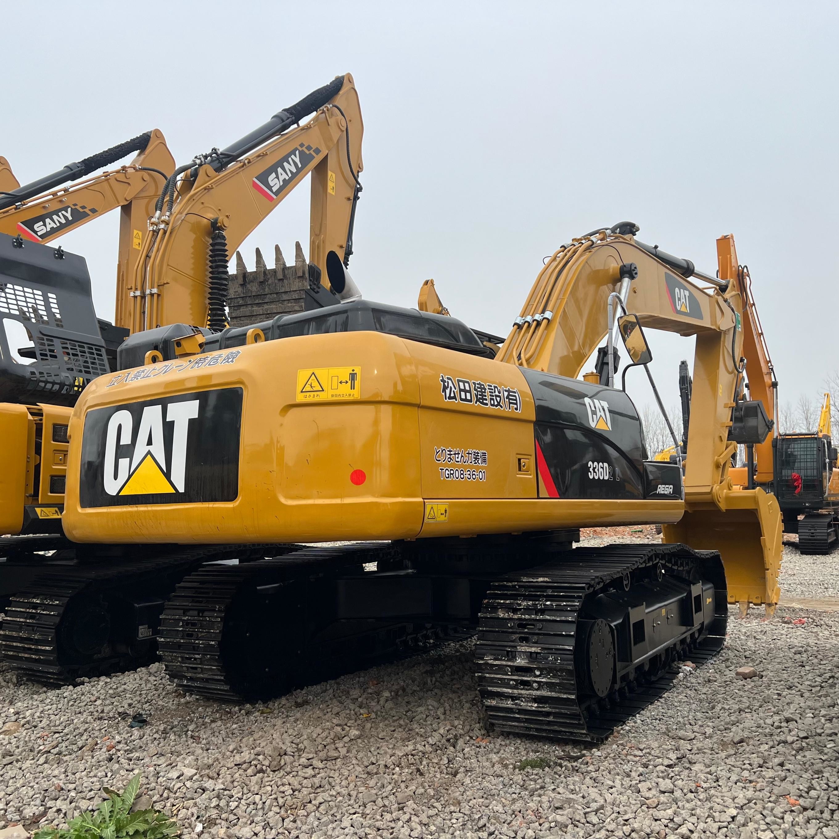 Used CAT 336D Municipal Engineering Excavators Heavy Duty 36Ton Large Machine