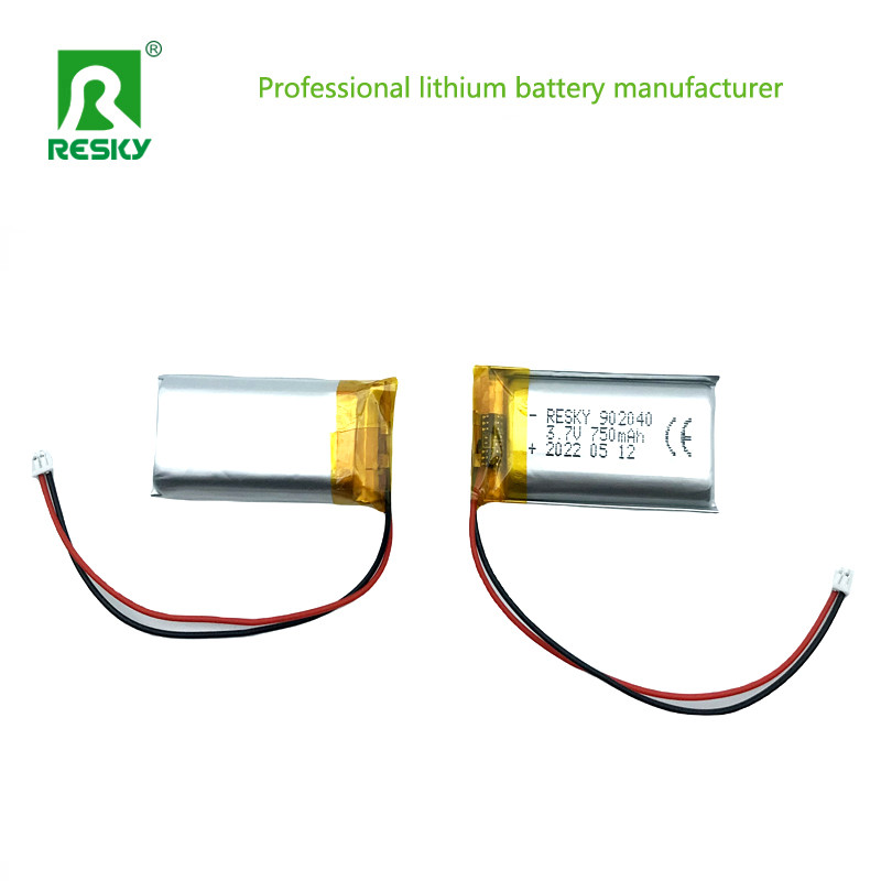902040 102040 Lithium Polymer Cell Rechargeable 3.7V 750mAh For Beauty Device