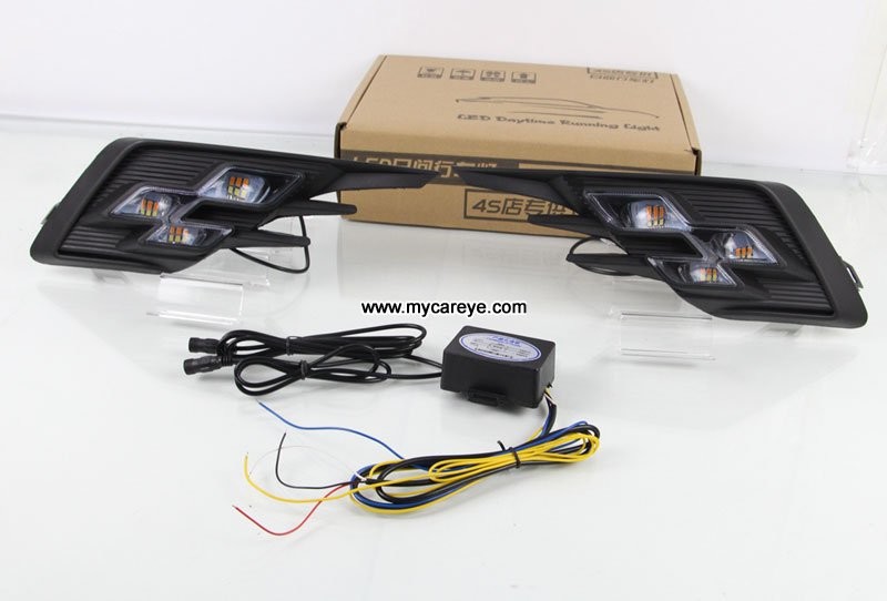 Car DRL LED Daytime driving Lights for Chana Eado DT aftermarket led fog lamps