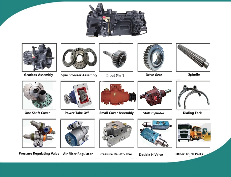 Factory Wholesale High Quality Chinese Famous Dump Truck Parts Fast Gearbox Parts Best Price car