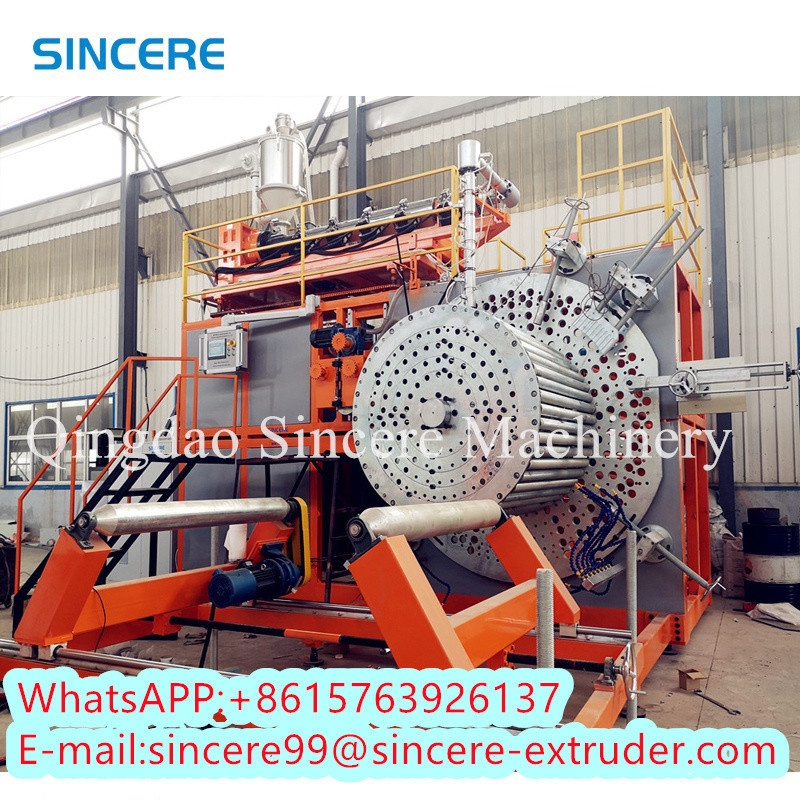 PE PP HDPE Spiral Winding Pipe Making Machine
