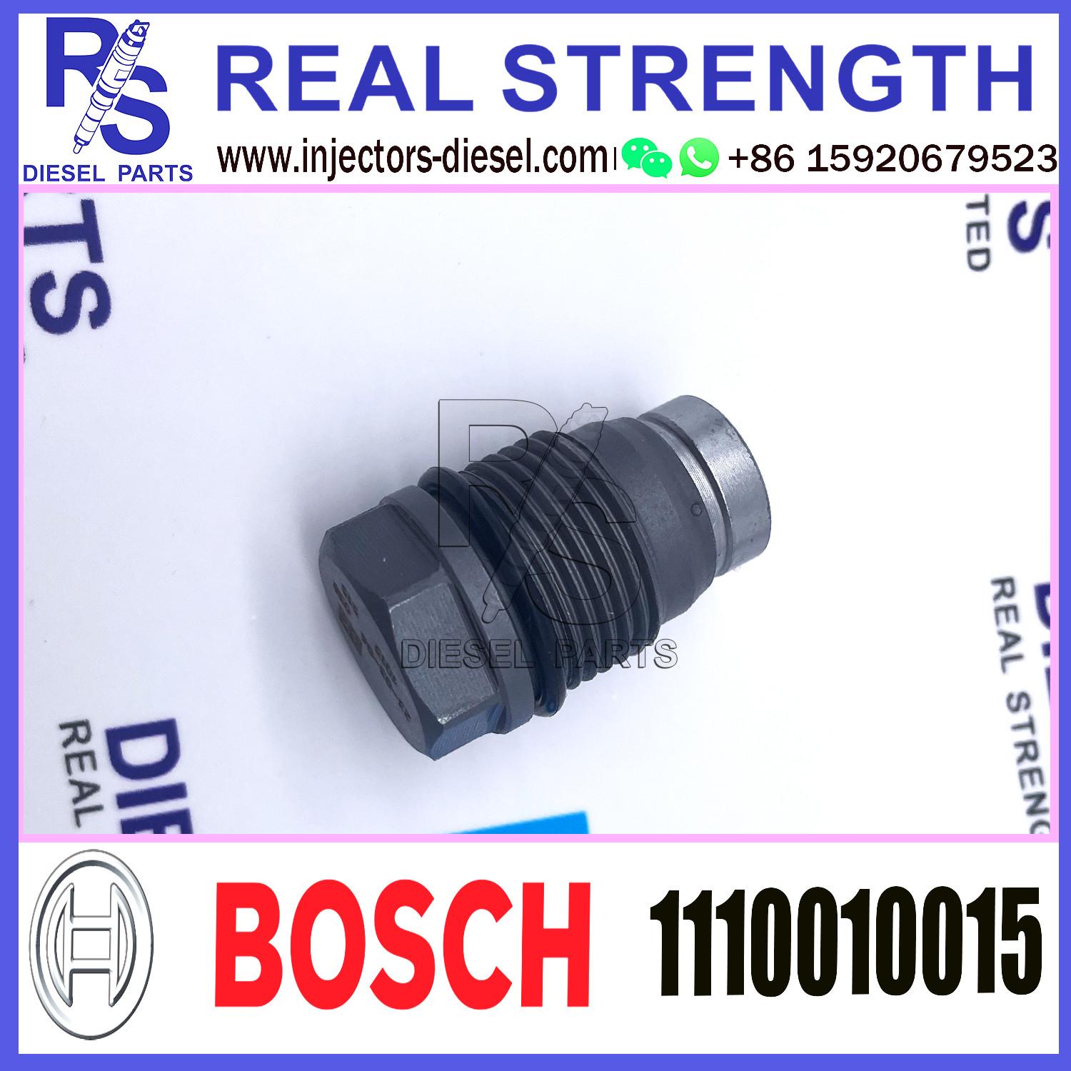 1110010015 Fuel Rail Pressure Relief Valve For Kia Iveco HONDA CIVIC