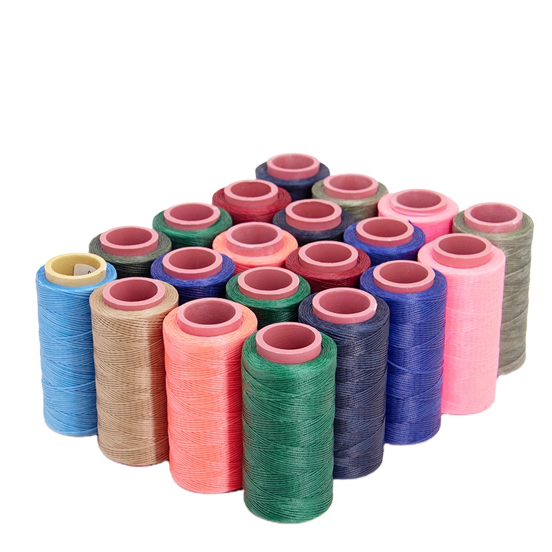 150D Waxed Book Binding Thread for Beginners Leather Craft DIY Bags Ring Twisted
