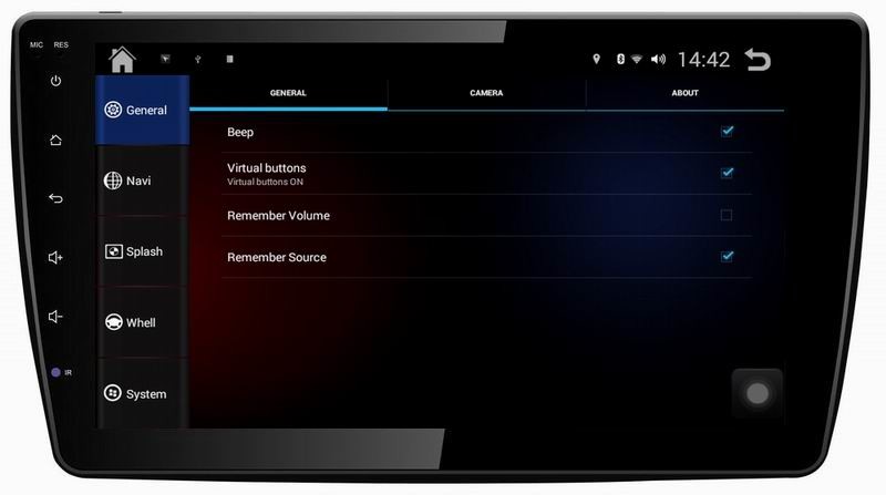 Ouchuangbo car radio dvd for android 4.4 SGMW Baojun 330 support Quad-Core bluetooth gps navigation system