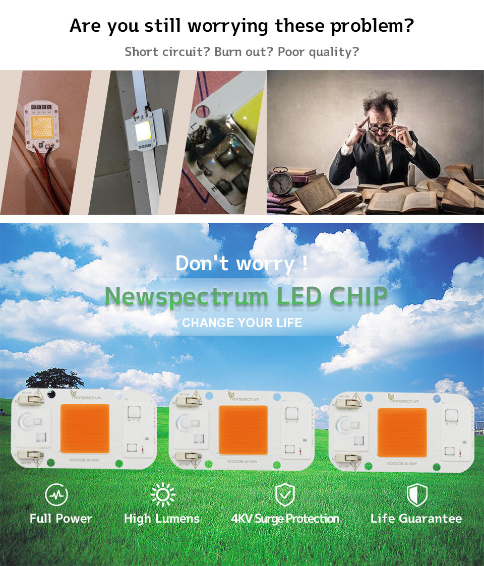 220V AC LED Module No Welding Chip Ac Cob Led For Indoor Plant Seedling Grow Lights