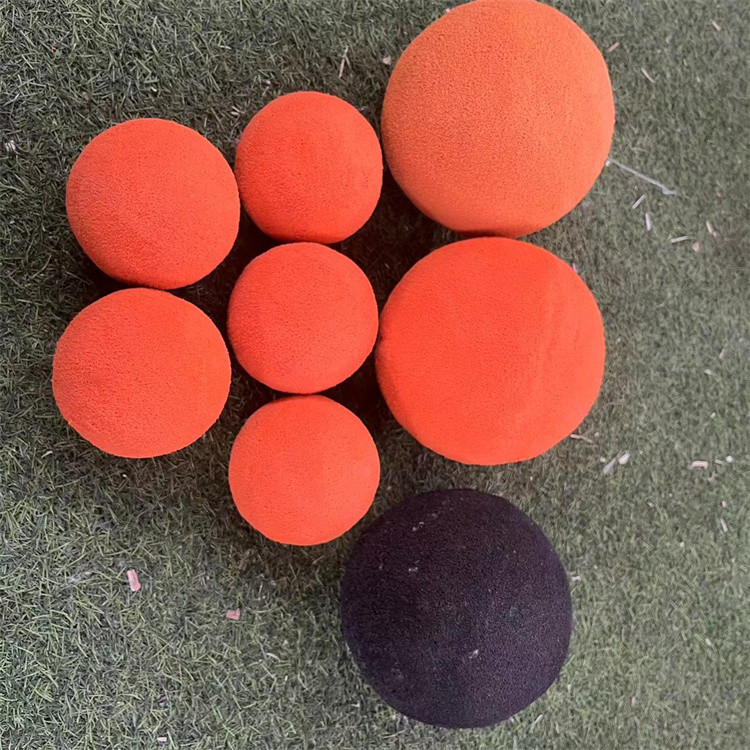Natural Rubber Putzmeister Concrete Pump Parts 6 inch Clean Out Ball