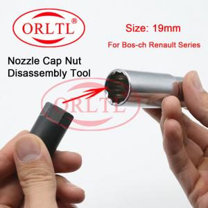 Buy cheap ORLTL Common Rail Injector Pressure Cap Removal Tool Nozzle Cap Nut Disassembly Tool 14mm 15mm 19mm product