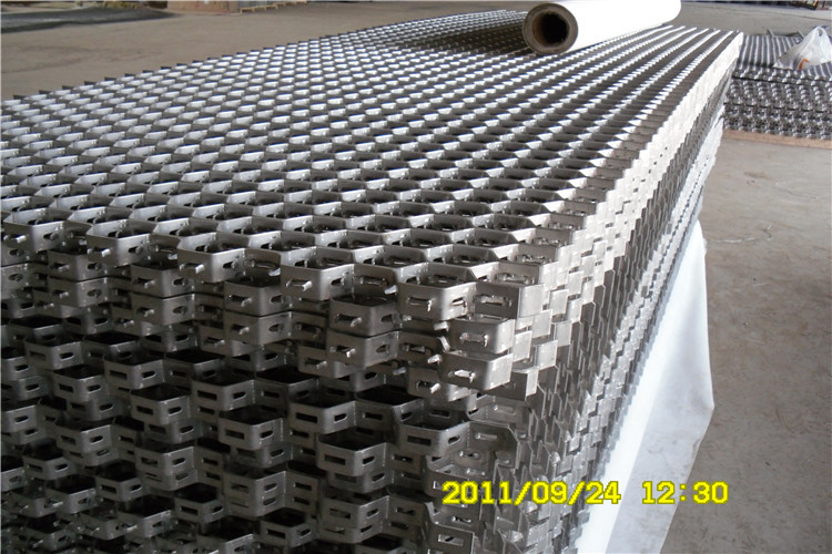50X50mm Silver Hexmesh Refractory Hexagon Expanded Metal Grating