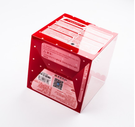 OEM Clear Durable Printed PVC Box , Printing Cartoon PVC Packaging Box