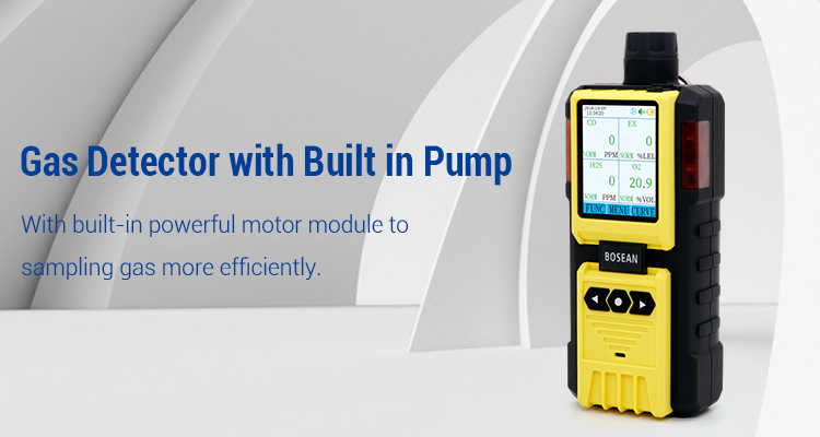 Household Multi Gas Detector , O3 Ozone Gas Detector With Built In Pump