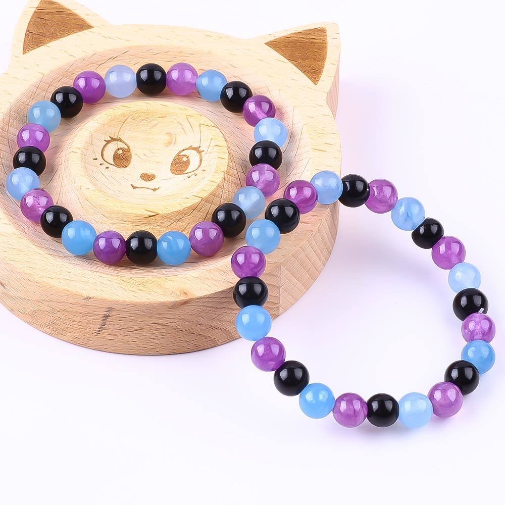 Handmade Elastic Women'S Empowerment Bracelets 4mm/6mm/8mm