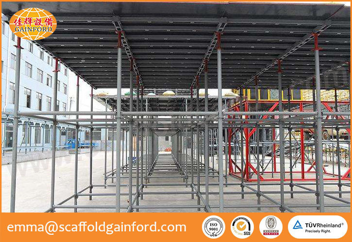 Hot dip galvanized painted Q235 adjustable 600mm U head jack for supporting beam for Singapore project