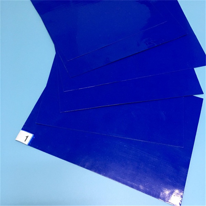 26" x 45" Walk Off Adhesive Cleanroom Sticky Mat Color Blue White 30 / 60 Numbered