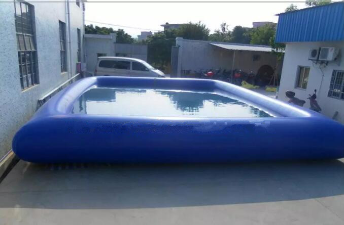 8M*6M Inflatable Swimming Pool With Fireproof PVC Tarpaulin For Family Swimming Pool Material