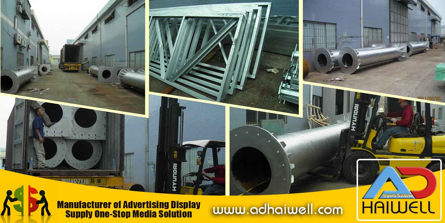 LED Display Advertising Billboard Structure