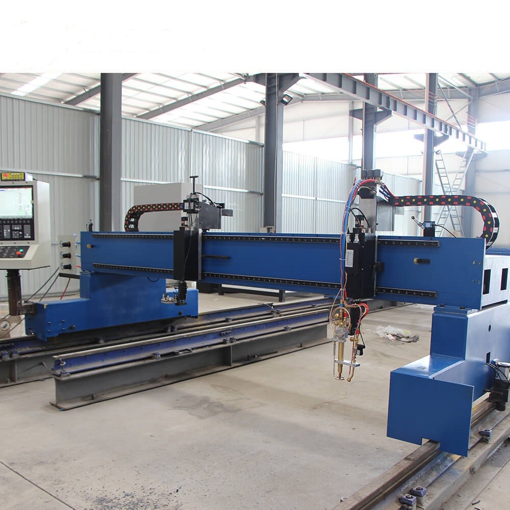 Gantry CNC Flame Air Plasma Cutting Machine Equipment 12m UL 6000mm/Min