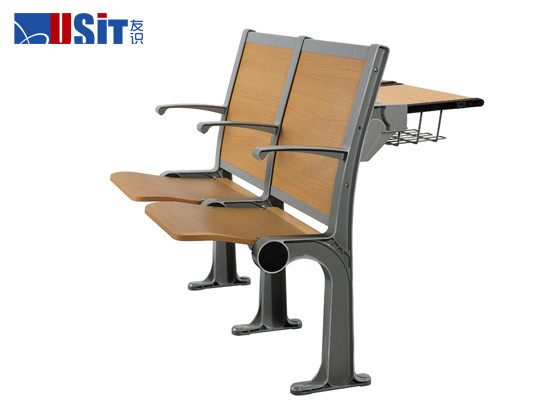 Aluminum Folding Student Desk And Chair Wooden Classroom Furniture Simple Modern