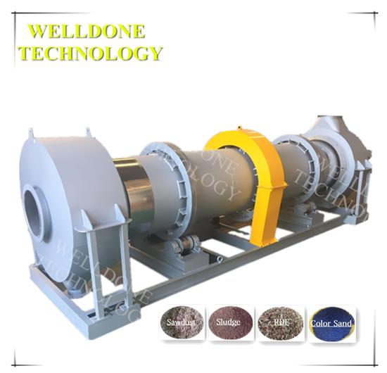 Large Production Rate Long Life Span Rotary Kiln Dryer for Chemical and Food