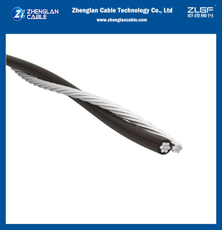2 Core Aluminum Conductor Cable XLPE Insulated ABC Aerial Bundle