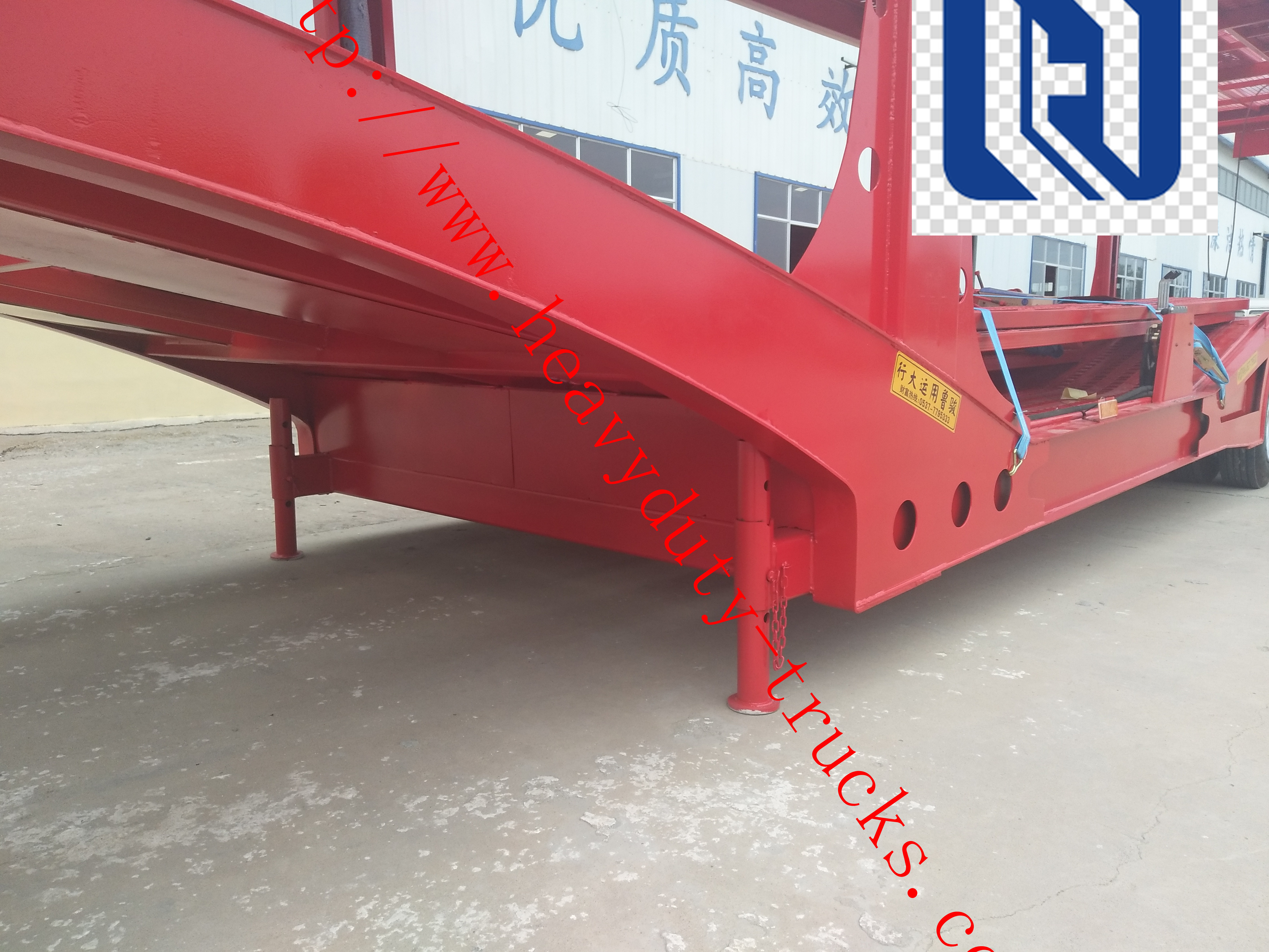 Bulk Cement Semi Trailer car transport