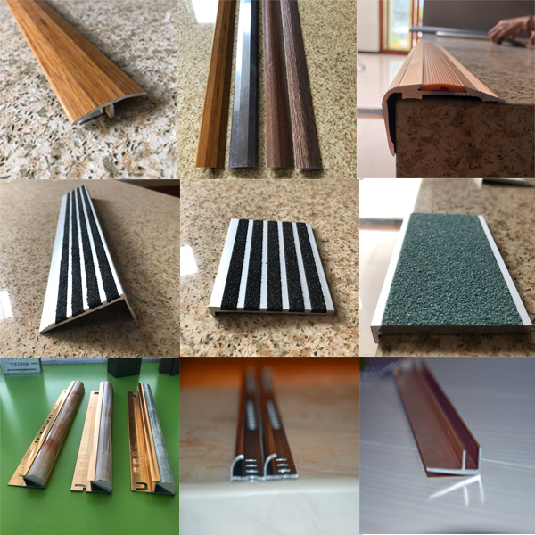 Wall Corner Ceramic Accessories Aluminum Stair Nosing Tile Trim