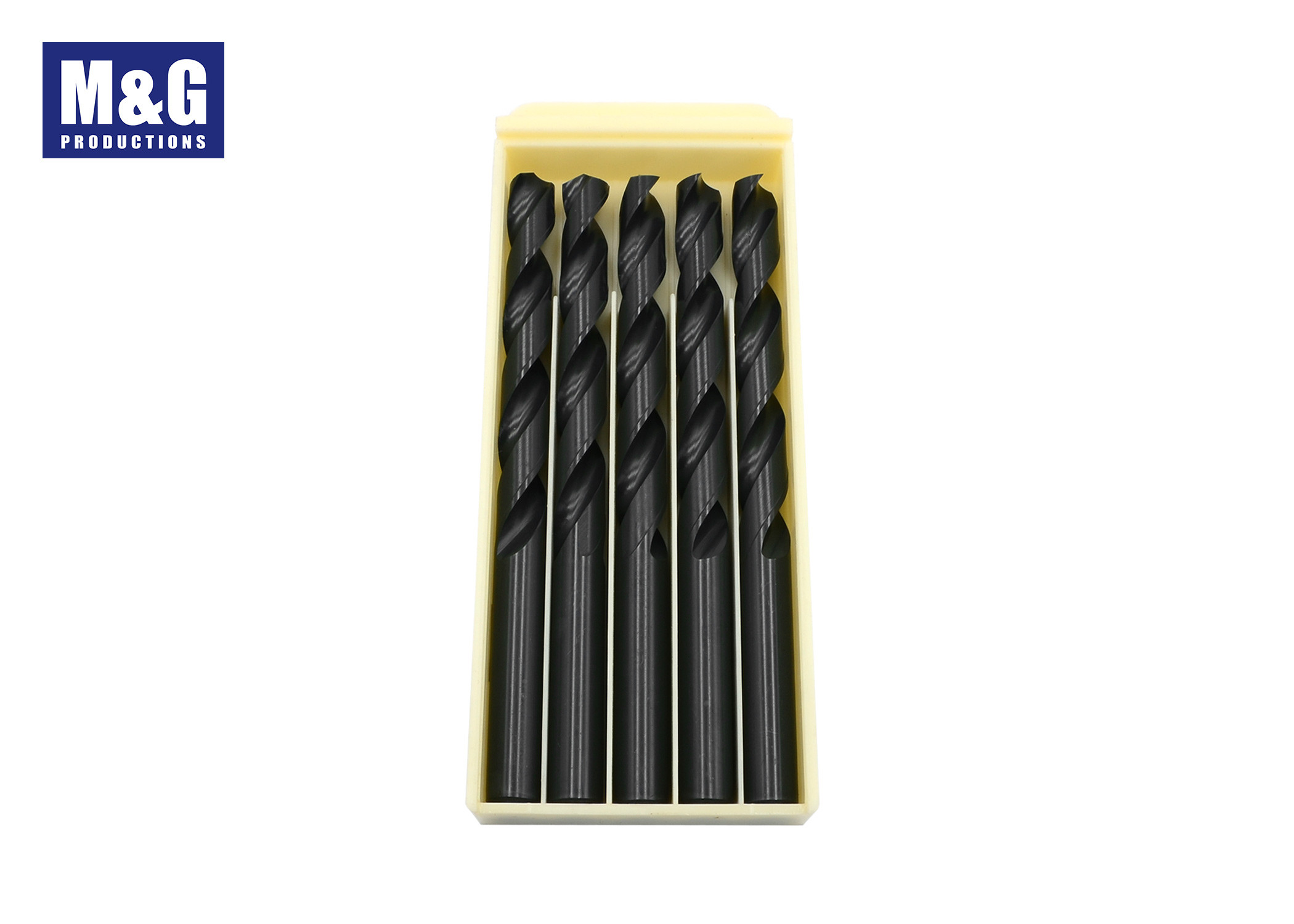ANSI Stand HSS Black Oxide fully Ground Jobber Lenght Drill Bits with 135° Split Point