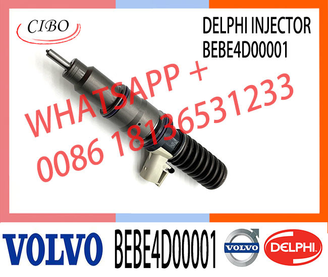 Diesel Fuel Injector 20484073 4 Pins Fuel Injection Nozzle BEBE4D00203 BEBE4D00001 For VOL FH12 TRUCK 425 / 435 BHP
