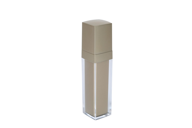 Double Wall Lotion Cosmetic Pump Bottle 30 / 50ml Square Acrylic Face Cream Jar Family Set