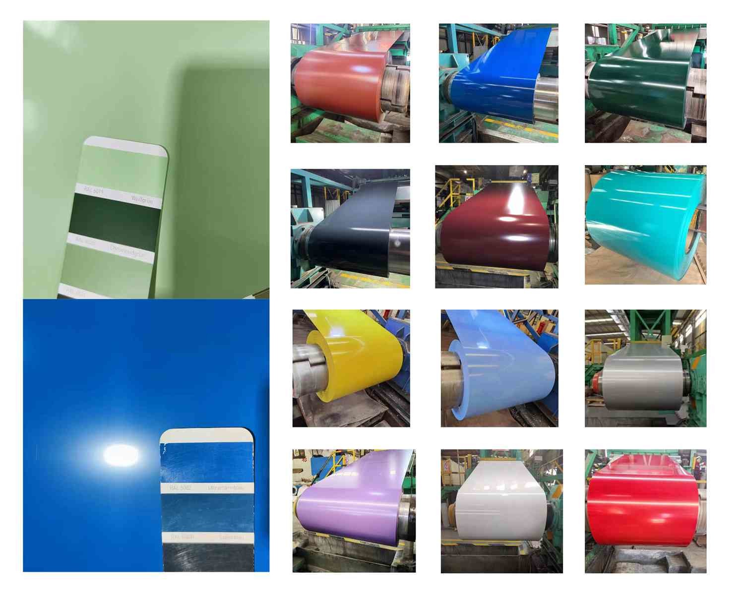 0.5mm thickness color coated metal sheet prepainted galvanized steel ppgi steel plate