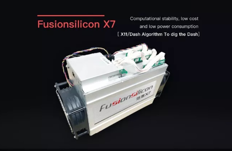 Aluminum Fusionsilicon X7 Miner Dash X11 Algorithm 262gh/S