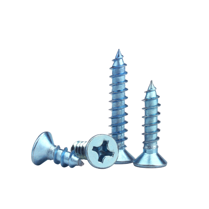 DIN7982 Galvanized Cross Countersunk Head Self Tapping Screw for General Industry